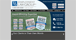 Desktop Screenshot of employmentlawgroup.com